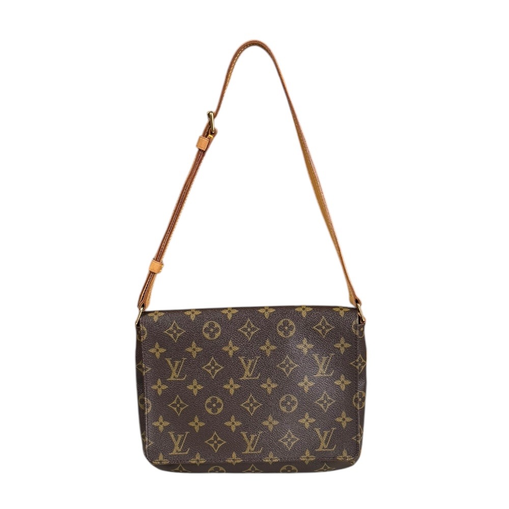 ルイヴィトン ミュゼットタンゴ ショート モノグラム ショルダーバッグ モノグラムキャンバス M51257 ブラウン LOUIS VUITTON 中古