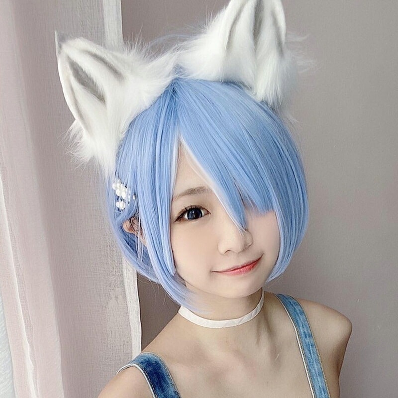 手作り コスプ道具 カチューシャ 獣耳 けもみみ けもみみ オオカミ 狼耳 狐耳 きつね FOX オオカミ耳 狼耳 偽耳 コスプレ アニマル動物 ネコ耳 ケモ耳 けも耳 猫耳 ねこ耳 犬耳 ハ