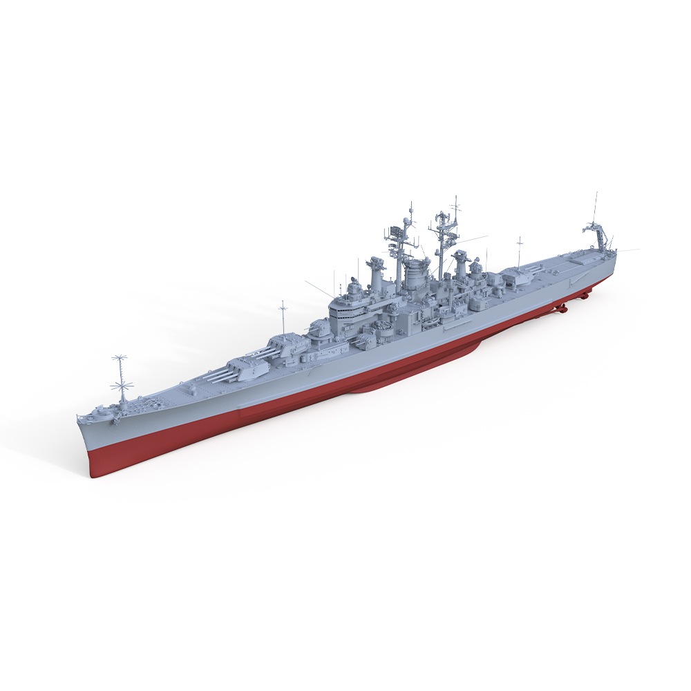 SSMODEL 1/700 SSC700570S ミリタリーモデルアメリカ海軍ニューポートニューズ重巡洋艦船底版