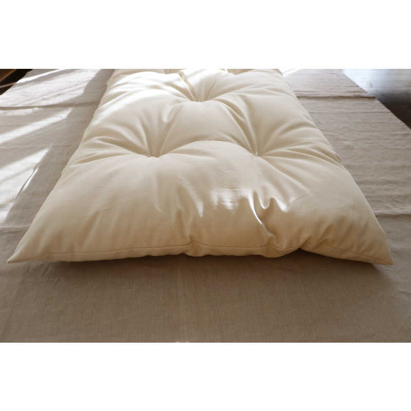 ハート(生毛)　オーガニックごろ寝長座布団　ｵｰｶﾞﾆｯｸｺﾞﾛﾈﾅｶﾞｻﾞﾌﾞﾄﾝ