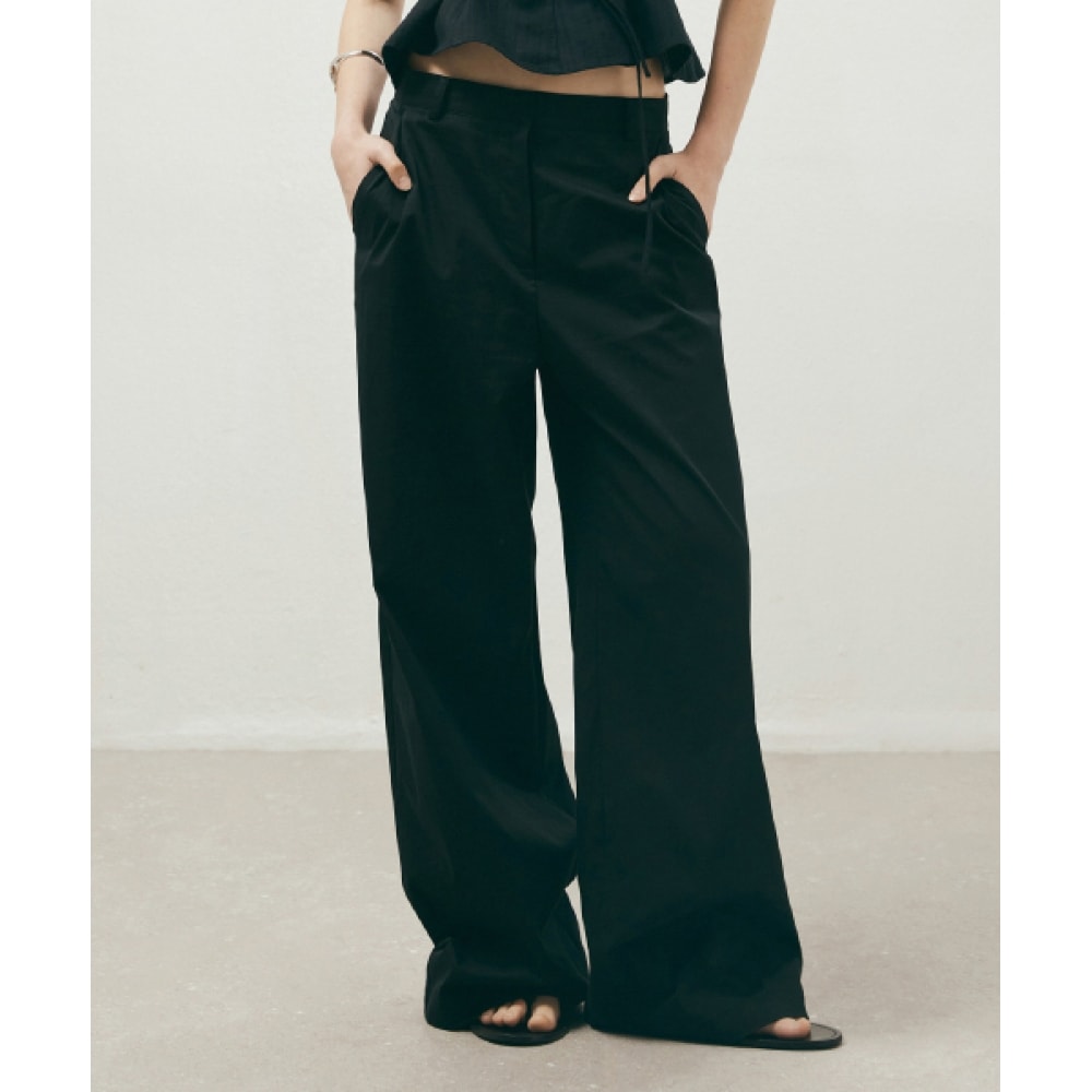 ミクソワイドコットンパンツ_ミストCF964B