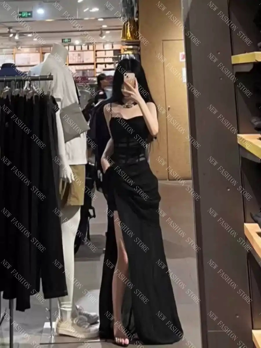 スパゲッティドレスバースデードレスパーティードレス-95