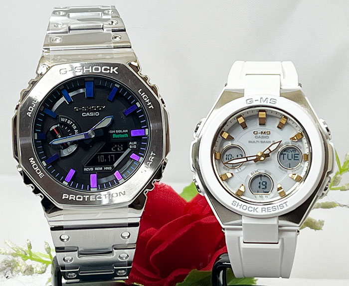 恋人たちのGショック ペアウォッチ gショック G-SHOCK BABY-G人気 婚約　夫婦 高級　クリスマス プレゼント おすすめペア腕時計 カシオ 2本セット gショック タフソーラー 電波ソ
