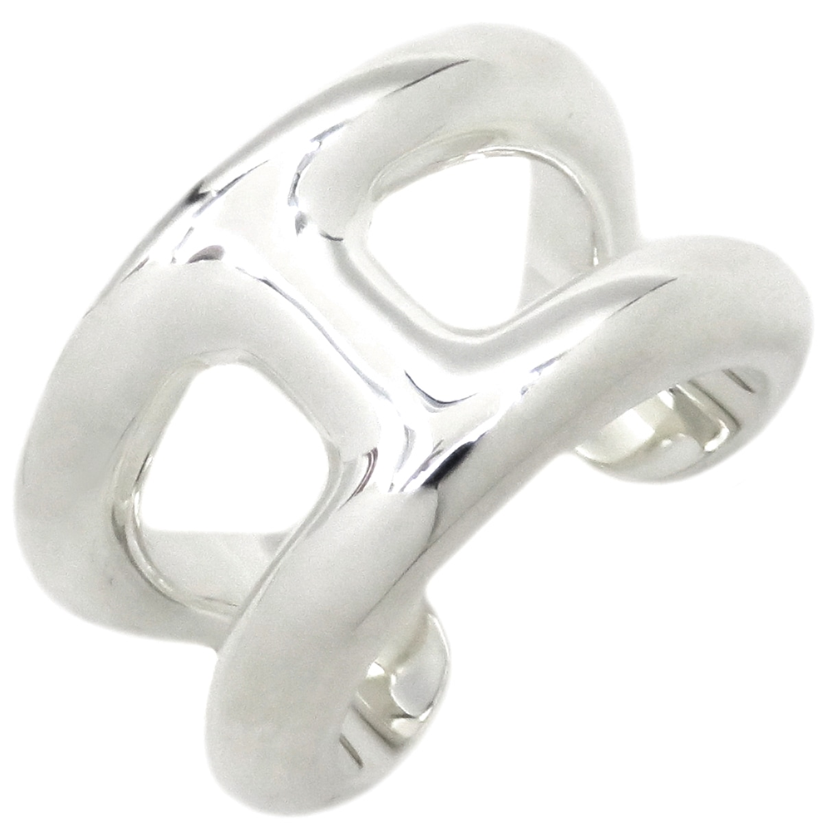 エルメス HERMES リング 指輪 オズモズ PM シルバー925 シルバー #50(JP10) アクセサリー AG925 Hモチーフ 10号 【箱】【中古】 73,645円