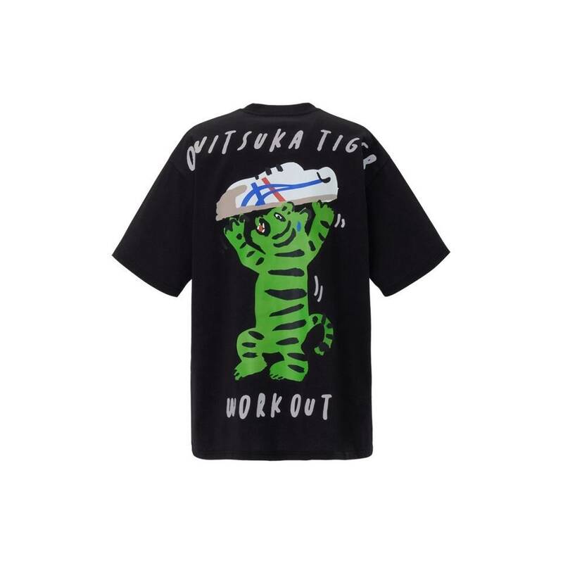 オニツカタイガー オーバーサイズ グラフィック半袖Tシャツ 2183B623001 498740