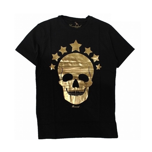 フォワードミラノ メンズ スカル Tシャツ ブラック S