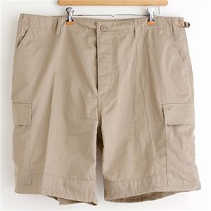 アメリカ軍 BDU カーゴ ショートパンツ XSサイズ リップストップ カーキ レプリカ 米軍 ミリタリーパンツ 迷彩服