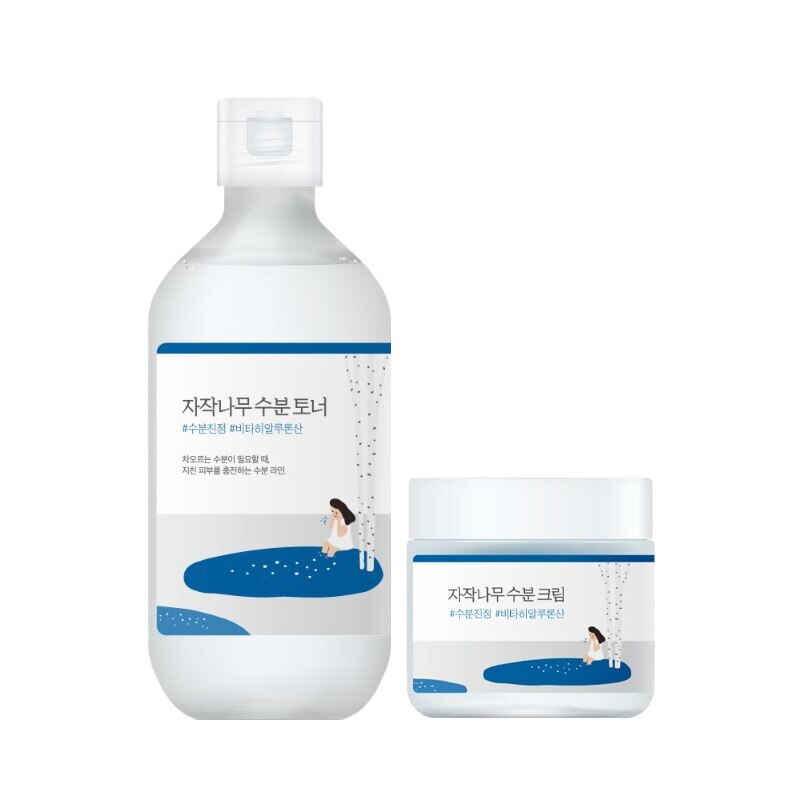 シラカバ 水分トナー300ml + 水分クリーム80ml