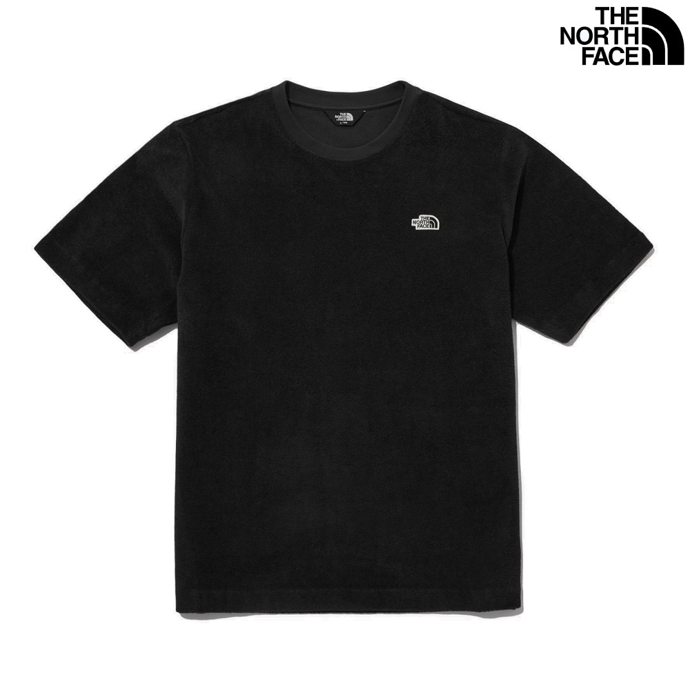 CIRRUS S/S R/TEE_BK ノースフェイスTシャツ 新商品 韓国ファッション 韓国人気 男女共用 日常服 ストリートファッション 夏ファッション 学生ファッション カジュアル