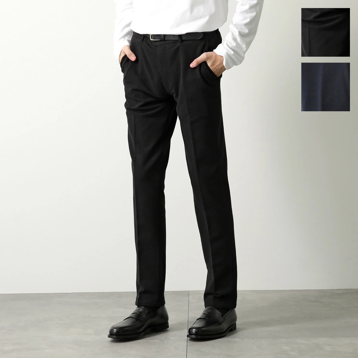 CIRCOLO 1901 チルコロ テーパードパンツ CN4441 メンズ コットン ストレッチ スウェット 裏起毛 カラー2色