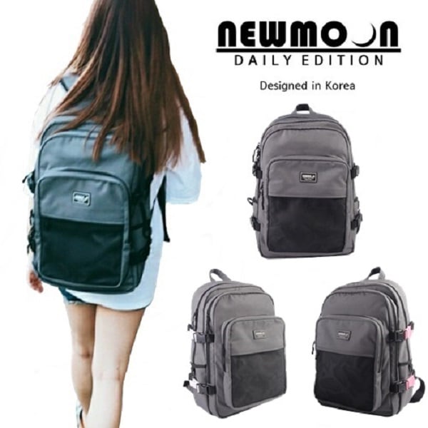 NEWMOON KOREAニュームーン送料無料 韓国正規品かばん 学生カバン人気バックパック 3D CHANGE BACKPACK GRAY 3COLOR
