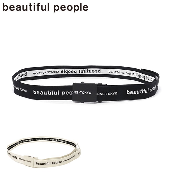 ベルト レディース バックル 穴なし ガチャベルト ブランド おしゃれ カジュアル 無段階調整 軽量 軽い プレゼント 日本製 logo bucklebelt in jacquard 511939