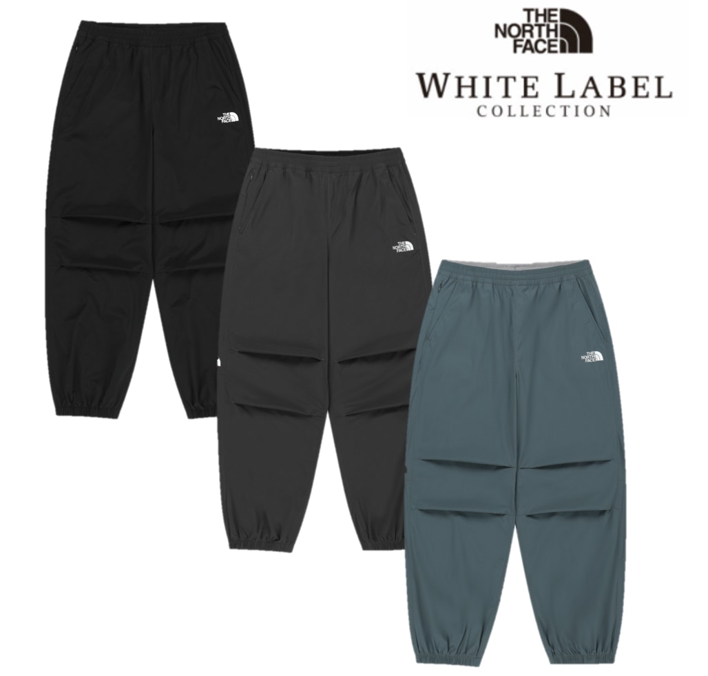 26SS 新作入荷 NP6NS06 BREELO PANTS 涼しさと快適な着心地を提供するベーシックなジョガー型ウーブンパンツ