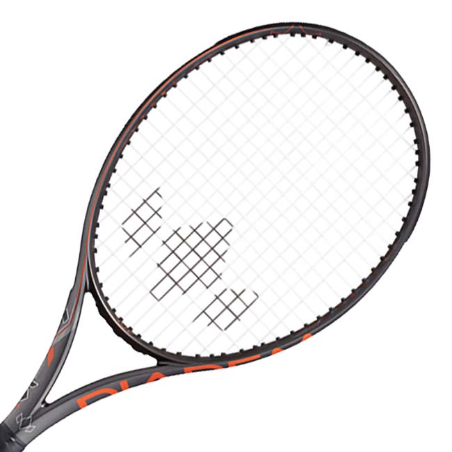 ダイアデム(DIADEM) 2025 AXIS 100 TEAM アクシス 100 チーム (280g) 海外正規品 硬式テニスラケット TAA018 チャコール×オレンジ(25y2m)[NC]