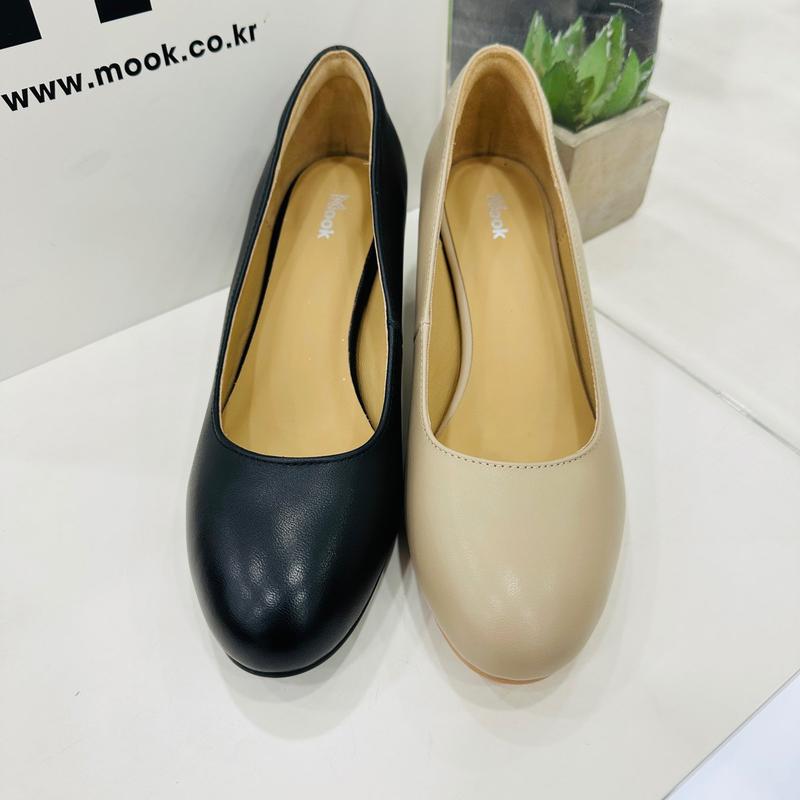 女性用ベーシックパンプス 5cmヒール 2色