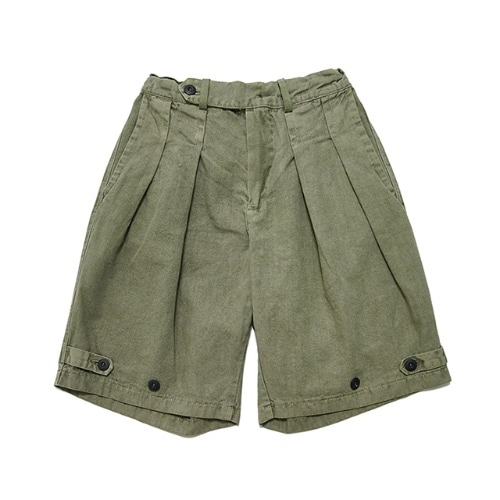 [送料無料]スミスアもー ピグメントミリタリーM-47 ハーフパンツカーキ