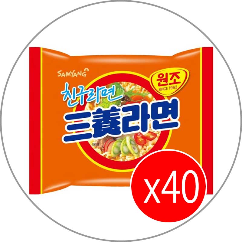 三養　サムヤン　サムヤンラーメン （120ｇ）　x40個