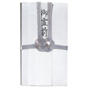 （まとめ） マルアイ 仏新金封 UD 御霊前 総銀10本 キ-372 1枚 (×30セット)