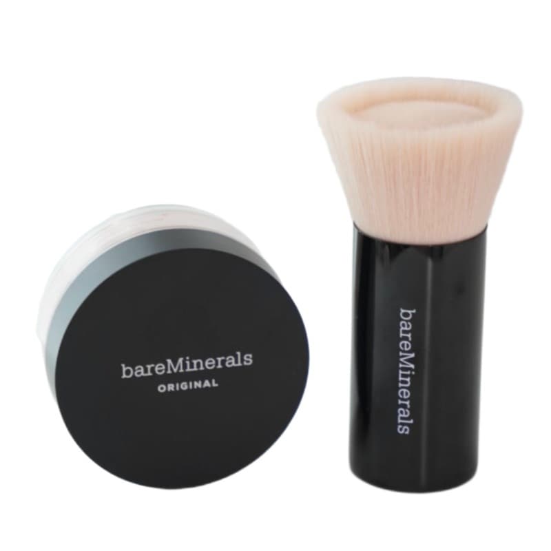 【毛穴レス×透明感ファンデ】SPF15パウダー／ライト08／ライト05/ブラシ付きセットも選べるルースミネラル8g