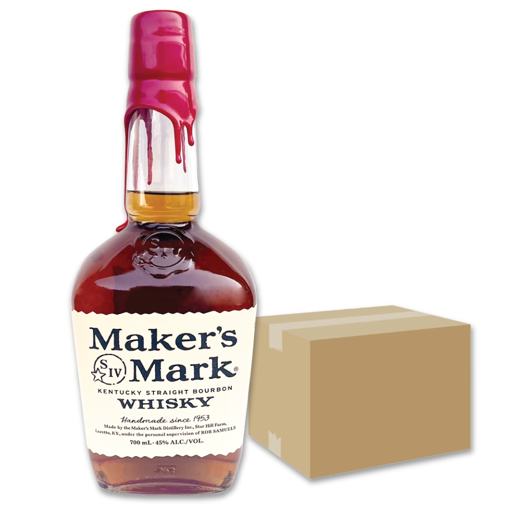 [正規品] メーカーズマーク 700ml 6本セット 45度 アメリカ クラフト バーボン ウイスキー