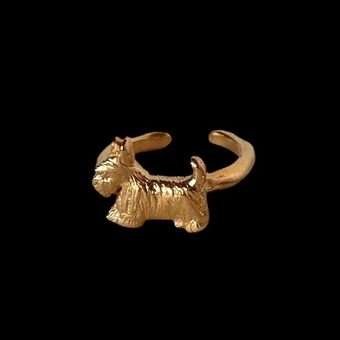 [ gold ] terrier pinky [ free size ]