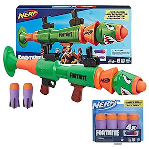 ナーフ フォートナイト おもちゃ 銃 Fortnite RL ロケットランチャー 型レプリカ ブラスター＋ロケット型ダーツ４本入り NERF  FORTNITE