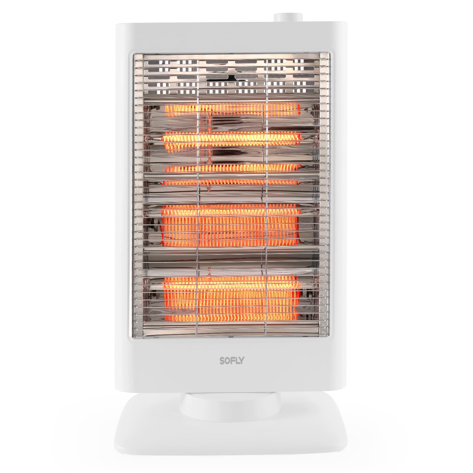Sofly カーボンヒーター 電気ストーブ 3灯 自動首振り 900W/600W/300W 3段階切替 Carbon Heater