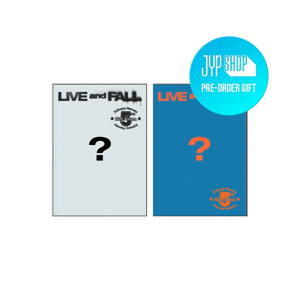 【JYP特典選択】 アルバム2種セット / XDINARY HEROES - LIVE AND FALL