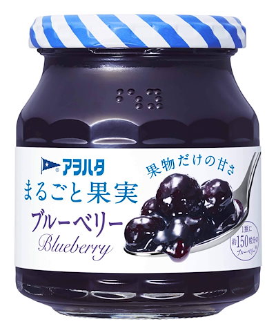 他サイト： 【3セット】アヲハタ 砂糖不使用 まるごと果実 ブルーベリー 250グラム (x 1)の商品画像