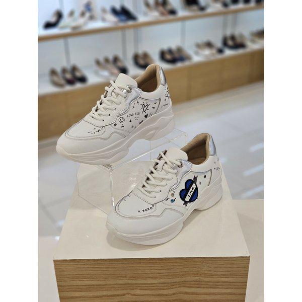 [] 女性用アグリーハイカットスニーカー（6cm）112430001WT [P003689292]