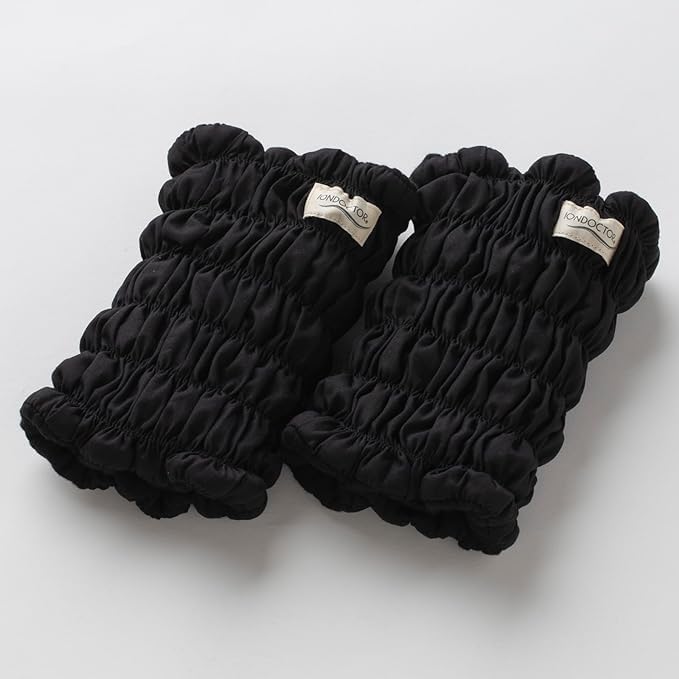 イオンドクター　足首ウォーマー16　２本組（ブラック）