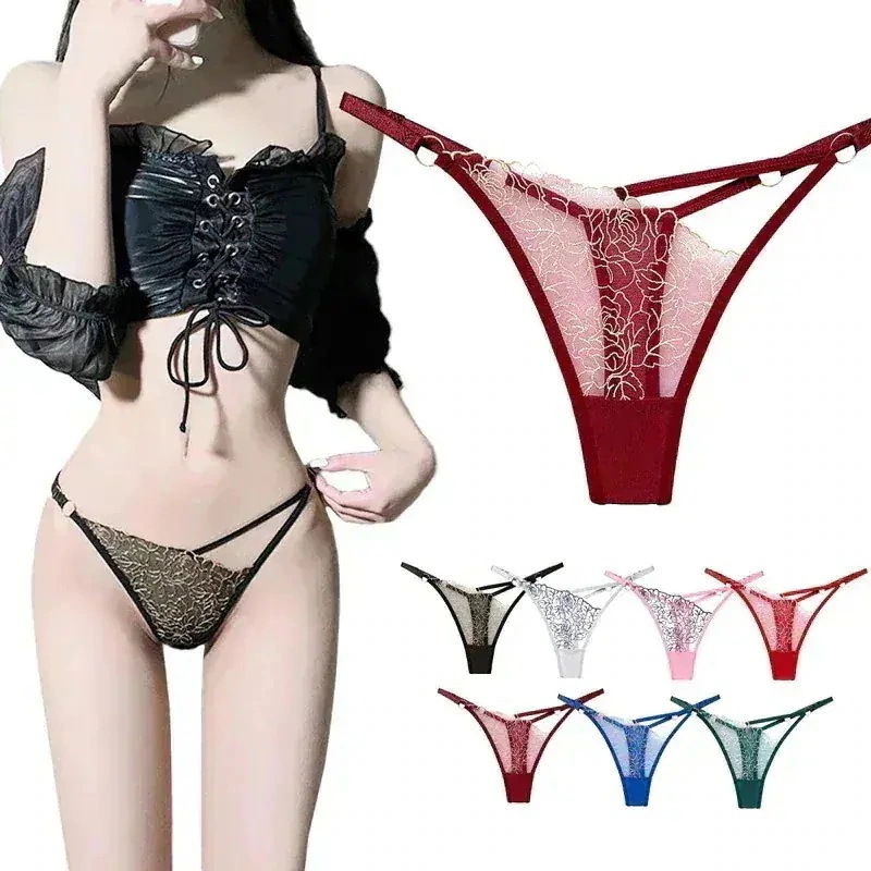 【1つ買うと10個もらえる】 2枚組 Tバックショーツ レディース セクシー ランジェリー 綺麗系 バラ 花柄 サイズ調節 エロカワ 過激 インナー 下着 rt71 通気性 伸縮性 おしゃれ かわ