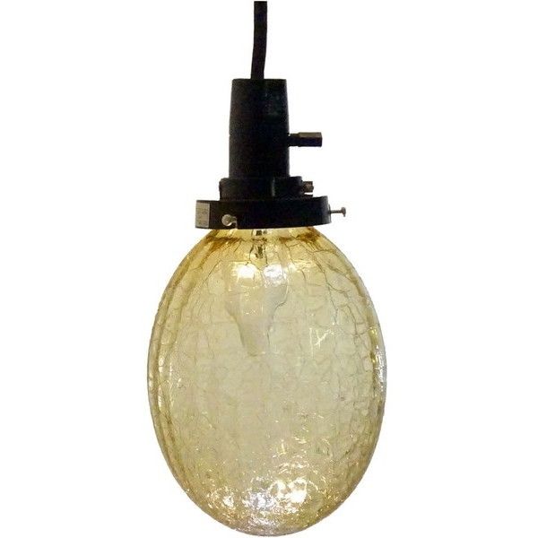 OAH-1 オーバルアンバーひび ペンダントライト