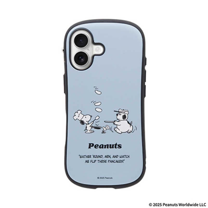 HAMEE　［iPhone 17専用］PEANUTS/ピーナッツ iFace First Class MagSynqケース iFace くすみブルー/パンケーキ　41-186781