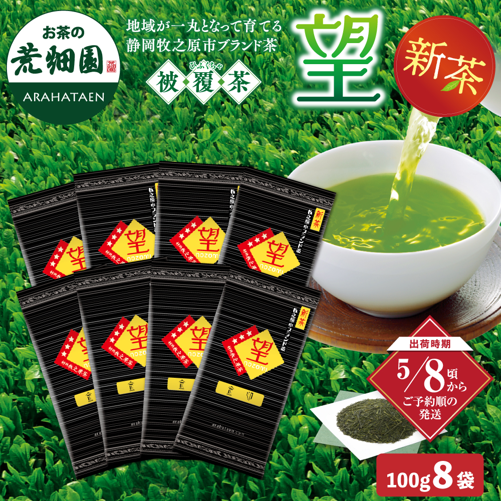 【新茶】 2026 望金印 100g×8袋 茶葉 お茶 お茶の葉 緑茶 深蒸し茶 静岡茶