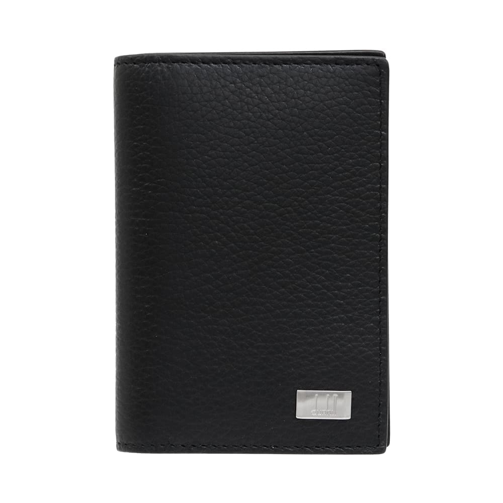 ダンヒル カードケース 名刺入れ DUNHILL Avorities アヴォリティーズ Black Leather 19F2947AV001R （DUL2R947A）