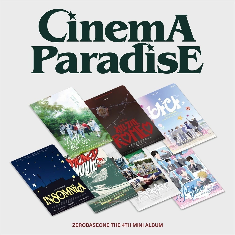 [7種セット] (ZEROSE ver.) ZEROBASEONE ミニ4集アルバム CINEMA PARADISE 韓国チャート反映 ZB1