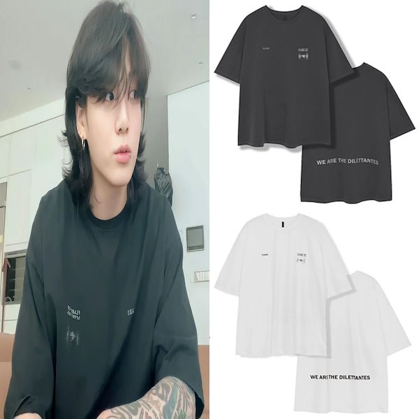 【 BTS ジョングク着用 】Dilettante Tシャツ (3色) unisex BTS ジョングク着用 】Dilettante Tシャツ (3色) unisex (FLARE