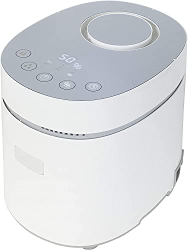 [山善] 加湿器 加熱式 スチーム式 上部給水式 (湿度センサー搭載) (最大加湿 600ml) (タンク容量 3.0L) (木造約10畳/プレハブ洋室約17畳) (タイマー 最大4時間) ホワイト