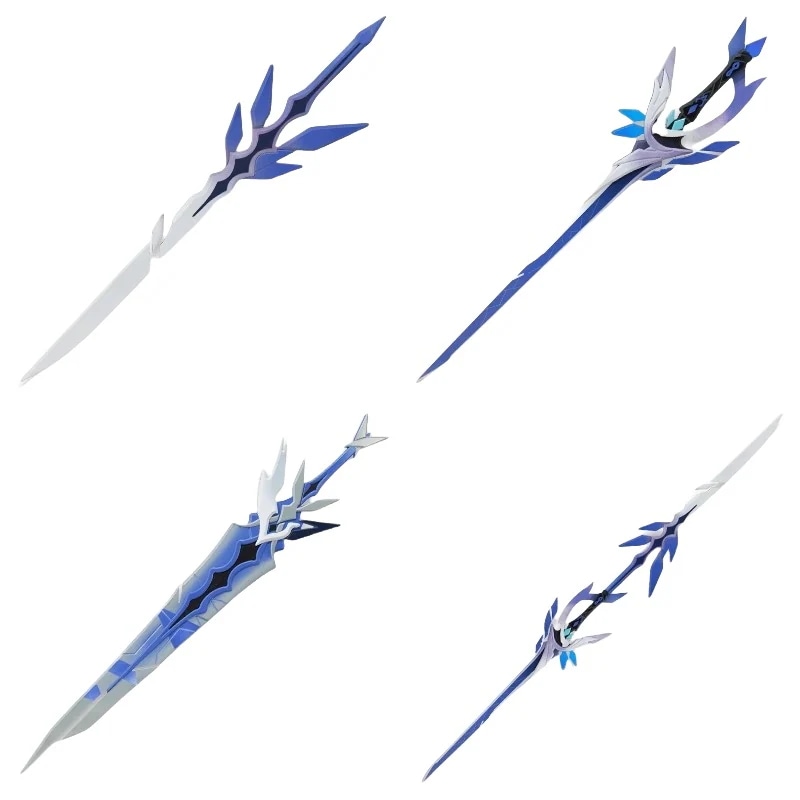 原神 スカーク 蒼耀 武器モデル 木製＆PVC 分解式 デザイン 携帯便利 片手剣　コスプレ道具　武器モデル　木刃