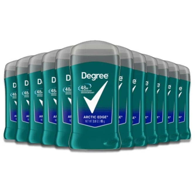 Degree Men Original Aluminium Free Deodorant Arctic Edge, 3.0 oz - 12 Pack