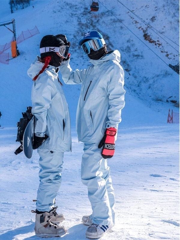 冬用スキーウェア スキースーツ スノーボードウェア 防風 防水 暖かいジャケットとパンツ会津高原