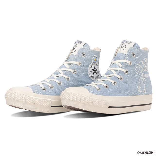 コンバース オールスター PLTS OG HI / 可哀想に！ スニーカー レディース ハイカット 厚底 おしゃれ かわいい おぱんちゅうさぎ んぽちゃむ