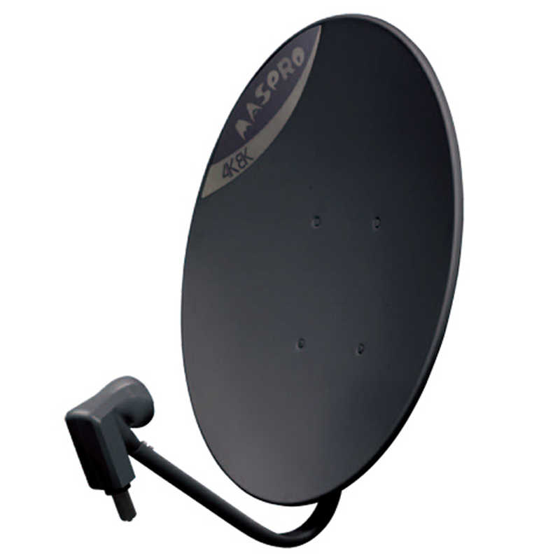 マスプロアンテナ　新4K8K衛星放送対応BS110度CS デジタルアンテナ(右左旋円偏波対応) ブラック　BC45RLBK