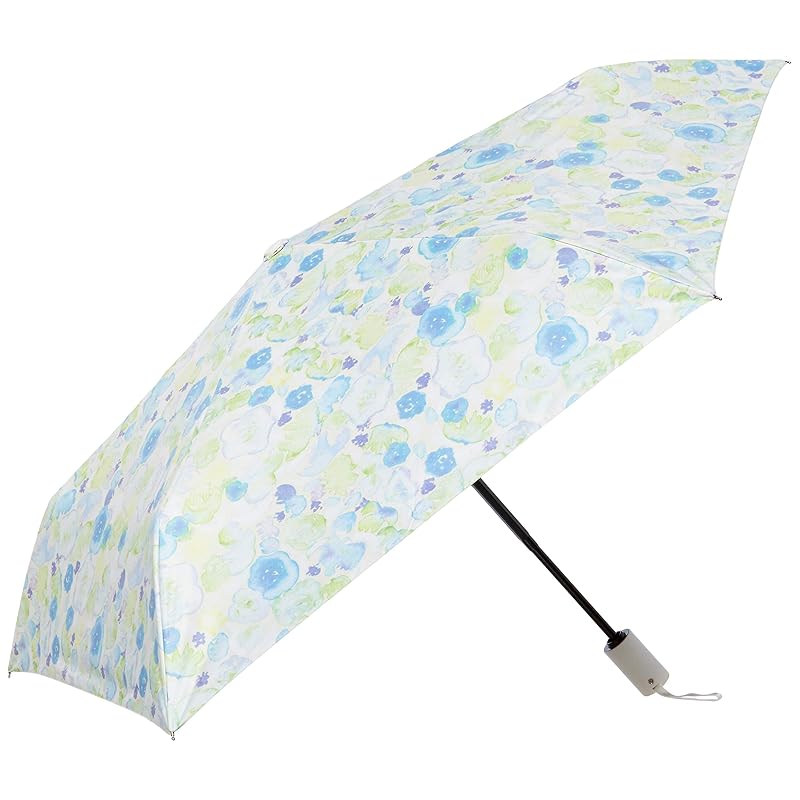 即納：[ムーンバット] estaa(エスタ) ブーケ 自動開閉傘 雨傘 折りたたみ傘 花柄 シンプル オシャレ かわいい レディース プレゼント【晴雨兼用・ＵＶカット・遮光・遮熱・自動開閉】 スカイブ