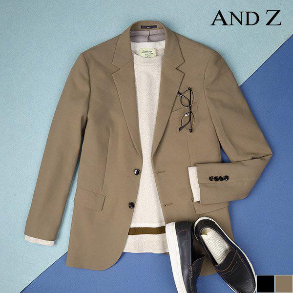 [アンドジー] ウールライク ストレッチ セットアップジャケット (BZA3KG1152)
