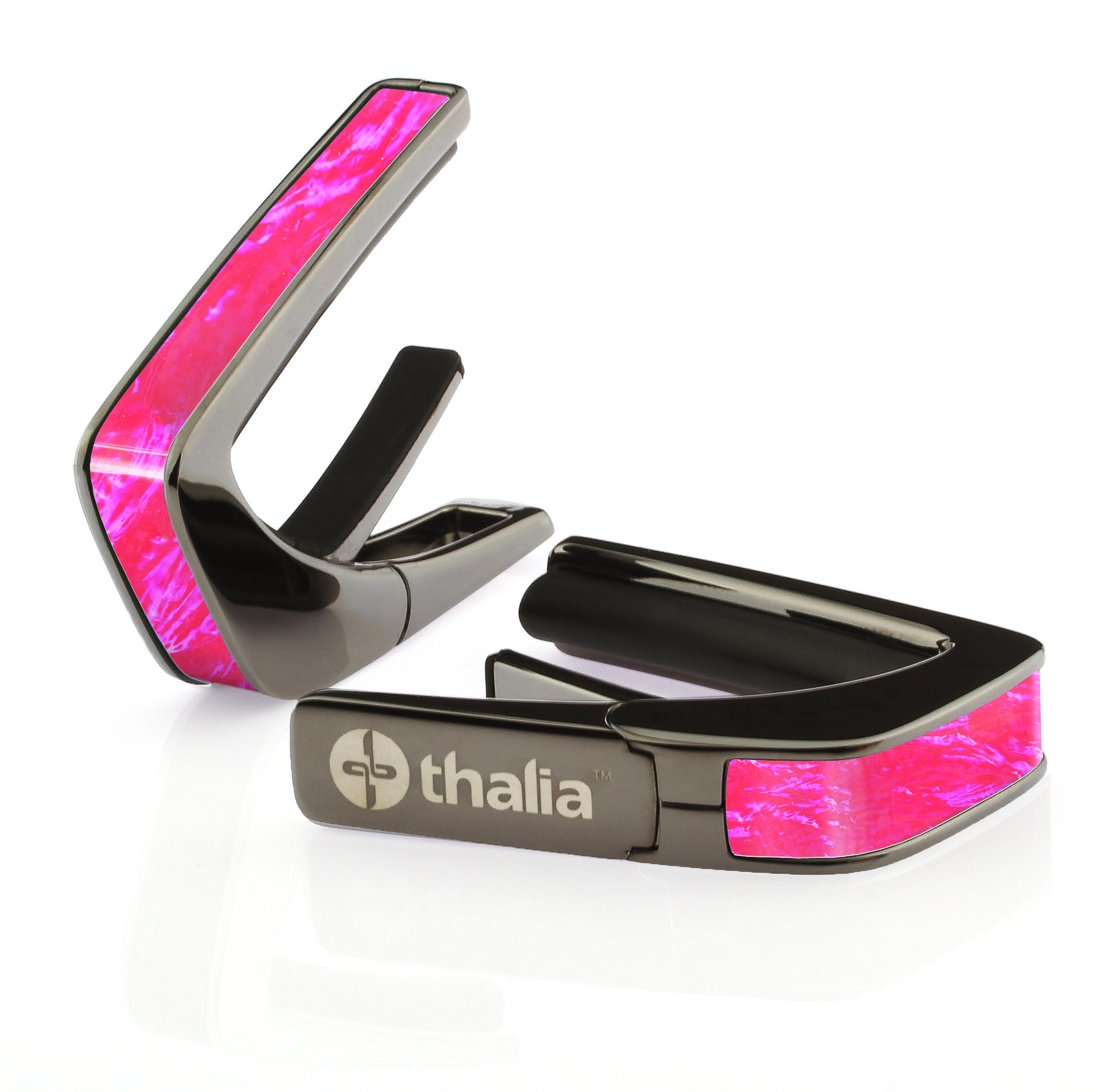 Thalia Capos ギターカポ ブラッククローム仕上げ TH-CB200-10 Pink Angel Wing 生産終了モデル 数量限定【並行輸入】