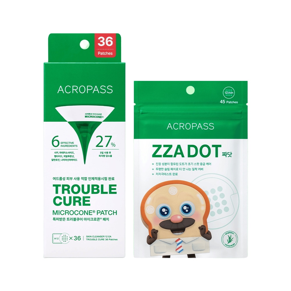 アクロパス トラブル応急セット トラブルキュア メガパック(36パッチ)+チャドット(45枚)