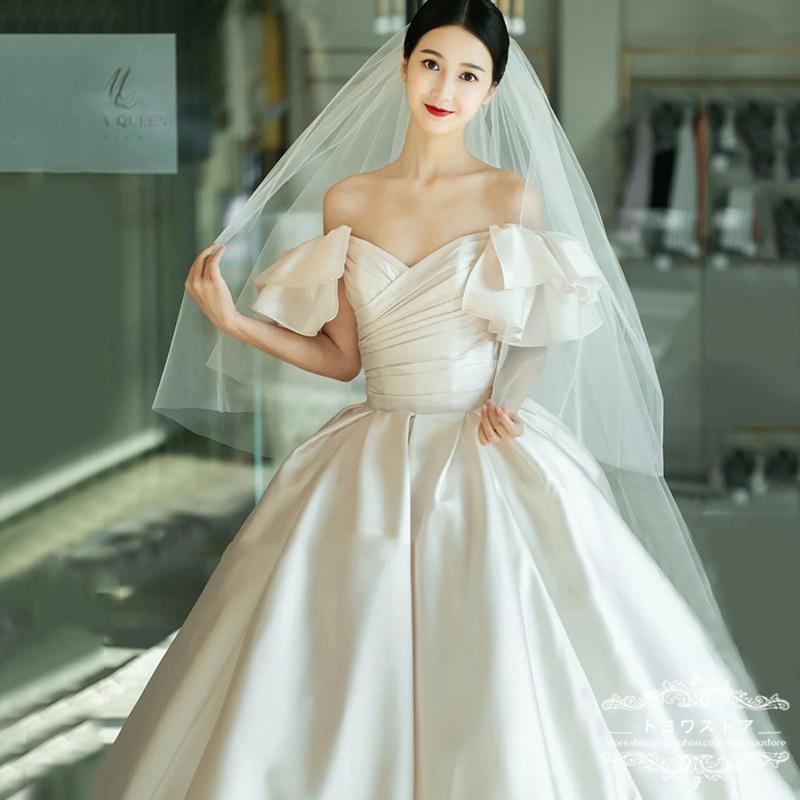 ウェディングドレス 白 ウエディングドレス プリンセスライン ウェディングドレス 安い 結婚式 可愛い 花嫁 姫様 披露宴 前撮り 二次会 撮影 挙式