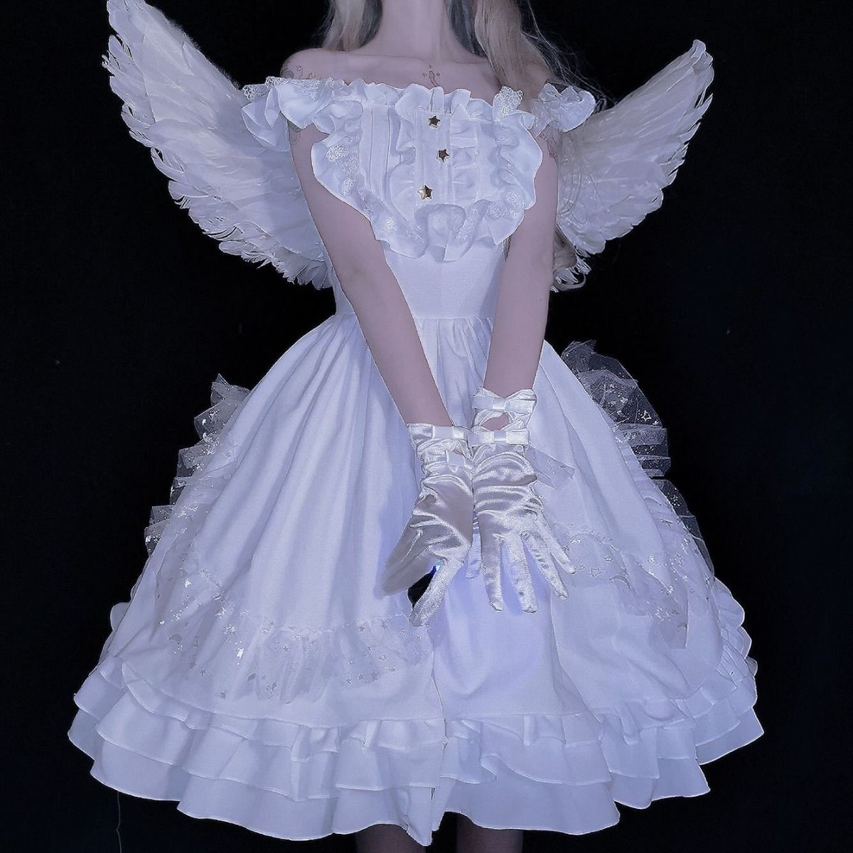 【中崋風！！】はみんな着られる二次元 かわいい新作公主 メイド服コスプレマルチスタイルセットロリータメイド 古風改良少女ワンピ